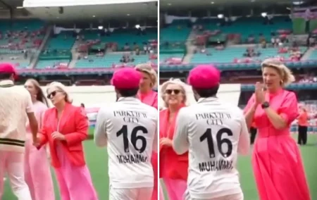 Watch: Muhammad Rizwan Does Not Shake Hands With The Female Members Of Glenn McGrath's Family
