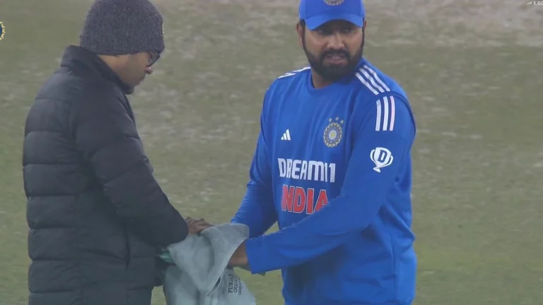 IND vs AFG: Rohit Sharma Warms His Hands With Hot Water Bag In Freezing Mohali Weather