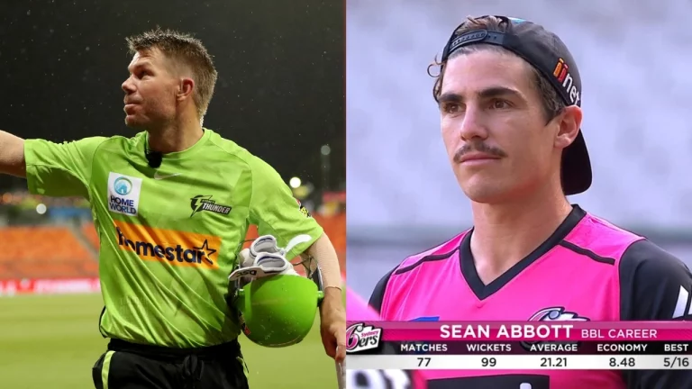 "Hollywood Hero" Sean Abbott Breaks Silence On David Warner's Grand Entry Into BBL In Helicopter