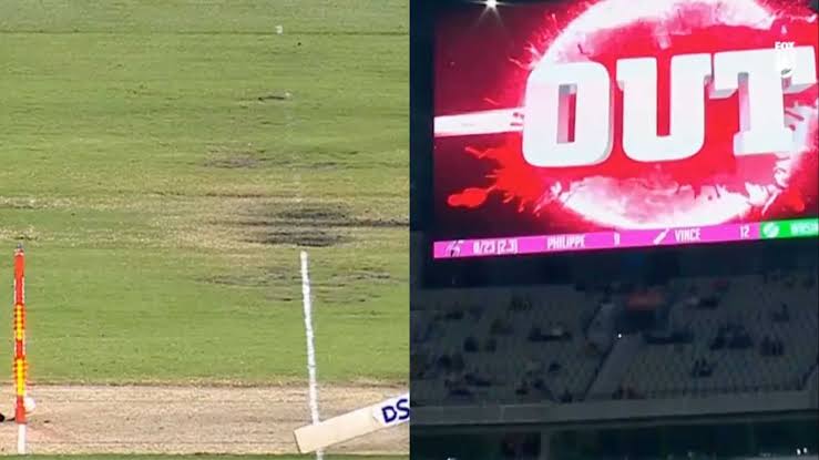 Watch: Third Umpire Press Wrong Decision Button During A BBL Game