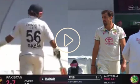 Watch: Angry Mitchell Starc Sledged Babar Azam; Check The Pakistani Batsman's Response