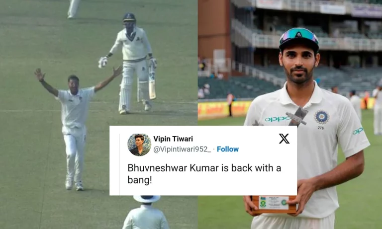 "Bhuvi Is Back": Fans Erupt As Bhuvneshwar Kumar Takes 5/25 On Ranji Trophy Comeback Ahead Of England Test Series