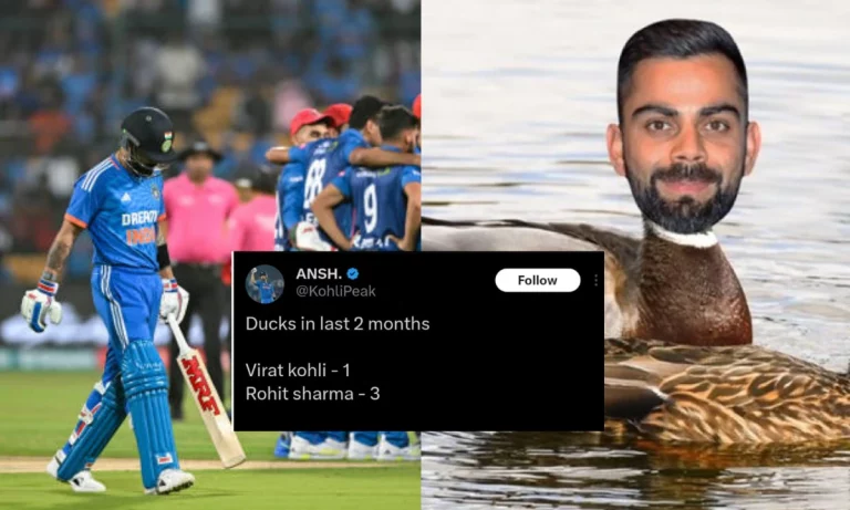 Top 10 Funny Memes On Virat Kohli After His Golden Duck In 3rd IND vs AFG T20I
