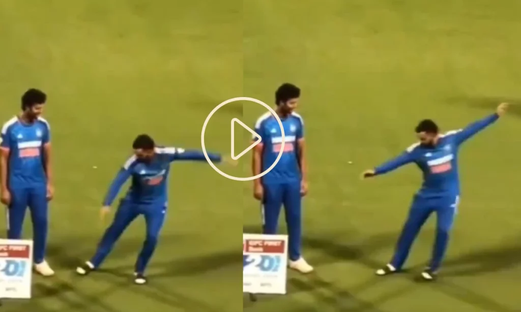 [Watch] IND vs AFG: Virat Kohli Hilariously Slides On The Ground Before Posting With The Trophy