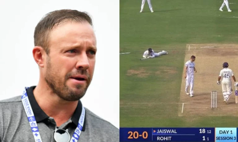 AB De Villiers Gives A Perfect Reaction To Ben Foakes Clattering The Stumps