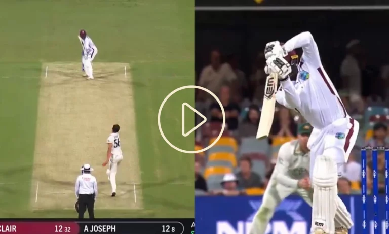 AUS vs WI: Watch Kevin Sinclair Plays An Exquisite Straight Drive Off Mitchell Starc