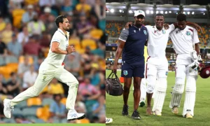 [Watch] "Literally Toe Crushing": Mitchell Starc's Brutal Yorker Injured Shamar Joseph