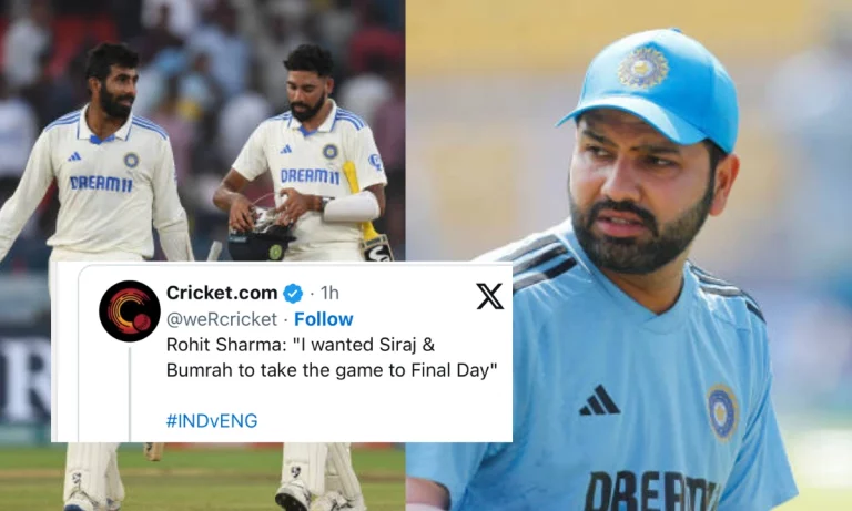 IND vs ENG: Fans Troll Rohit Sharma After He Wanted Siraj And Bumrah To Take The Game To Final Day