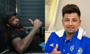Chris Gayle's Post For Sarfaraz Khan On His India Test Team Call-Up Goes Viral