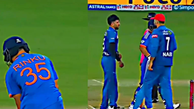 IND vs AFG: Watch Rinku Singh Calmly Ignores Fazalhaq Farooqi After He Tries To Push Him
