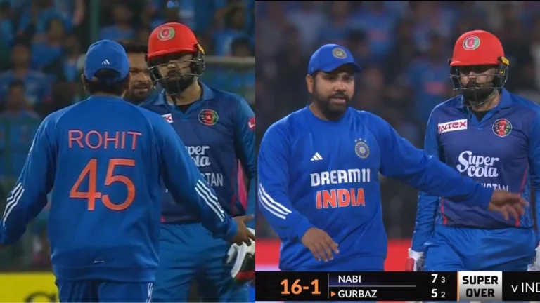 IND vs AFG: Watch: Rohit Sharma And Mohammed Nabi Had An Argument On A Stolen Bye