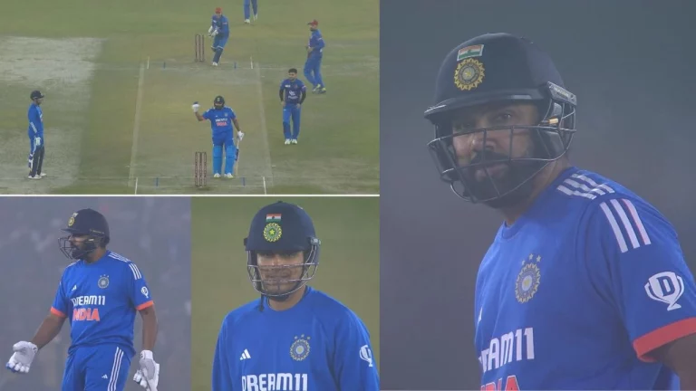 IND vs AFG: Watch Rohit Sharma Yell At Shubman Gill After His Ball Watching Cost Rohit His Wicket