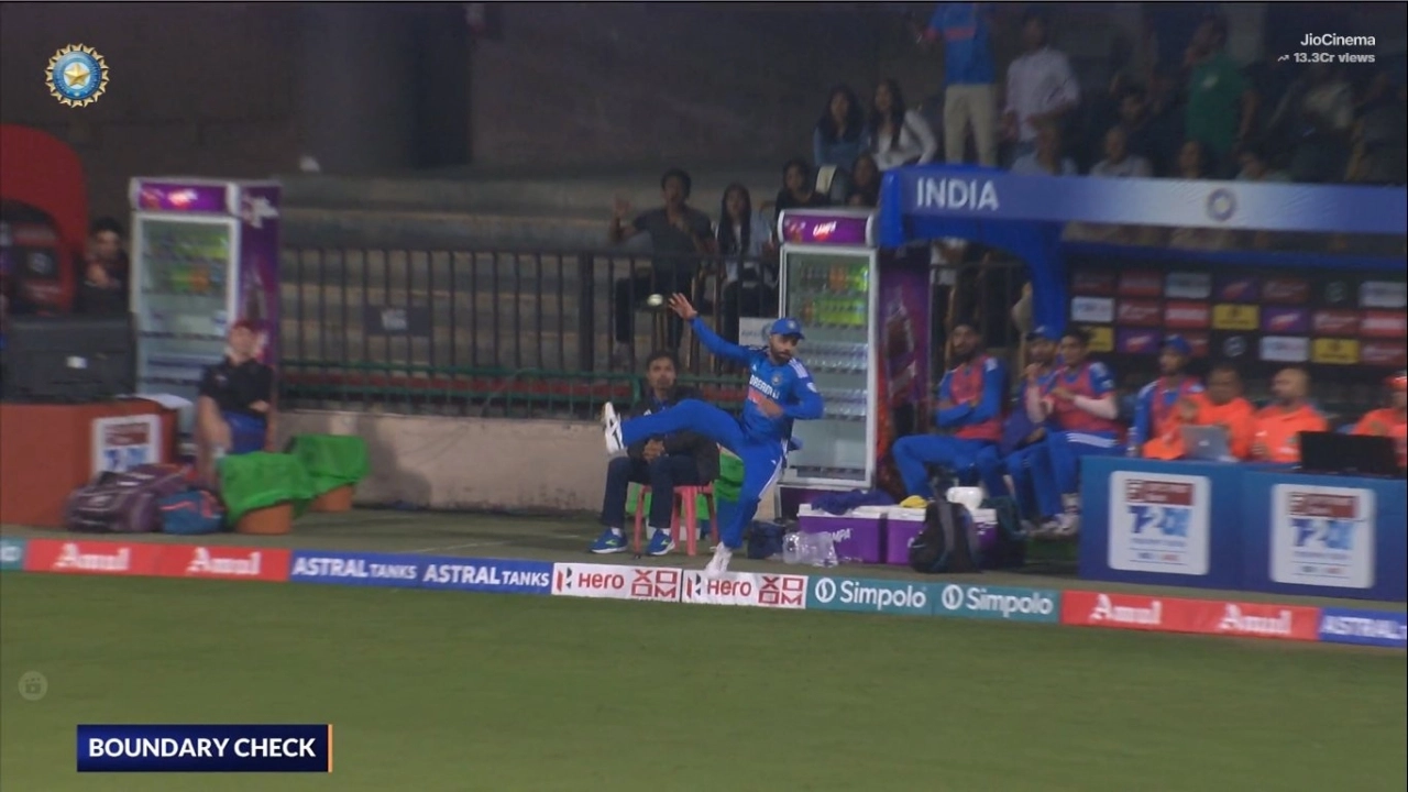 IND vs AFG: Watch Virat Kohli Saves A Certain Six With Spectacular Fielding
