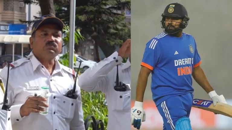 Indore Traffic Police Thanks Rohit Sharma For His Autograph