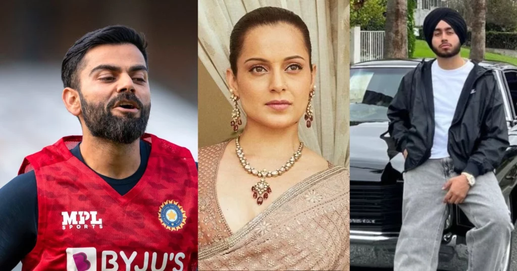 Khalistani Artist Shubh Fires Shots Against Kangana Ranaut And Virat Kohli