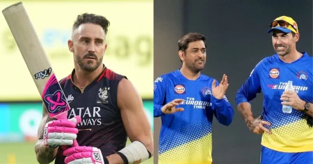 "My Biggest Learning Curve.." Faf du Plessis Credits MS Dhoni And Fleming For His Growth