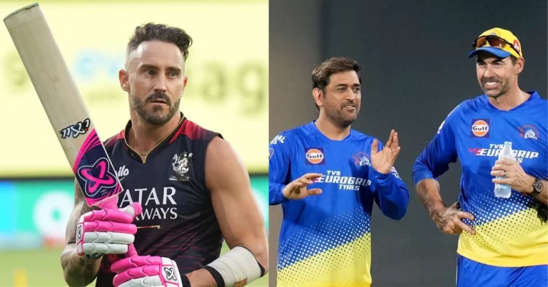 "My Biggest Learning Curve.." Faf du Plessis Credits MS Dhoni And Fleming For His Growth