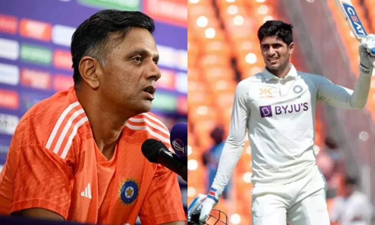 Rahul Dravid Comes Out In Support Of Shubman Gill Amid Poor Test Form