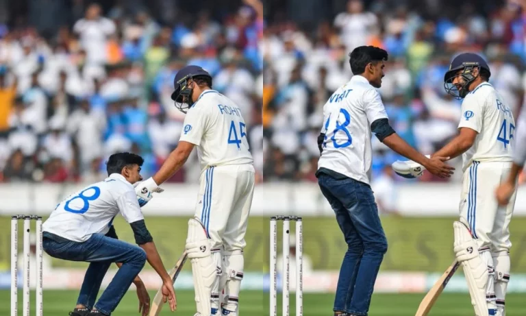 IND vs ENG: A Virat Kohli Fan Touched Rohit Sharma's Feet In 1st Test; VIDEO