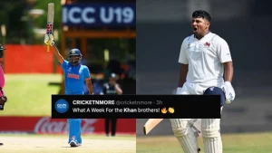 A Day After Sarfaraz Got Test Call-Up, Brother Musheer Khan Slams Century vs NZ In Under-19 World Cup