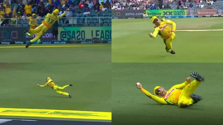 Watch: Faf du Plessis Takes A Stunner To Dismiss Dewald Brevis In SA 20