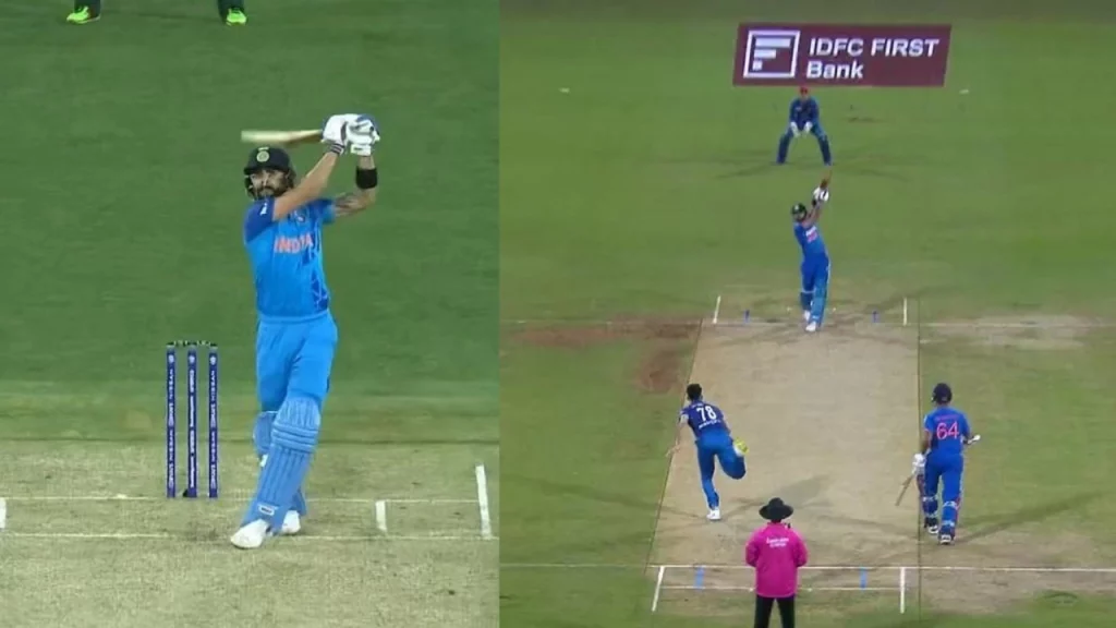 Watch: Virat Kohli Brings Back Flashbacks Of The Six Against Haris Rauf Against Naveen-ul-haq