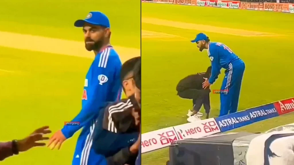 Watch: Virat Kohli Requested Security Personnel To Be Gentle With The Fan Who Touched His Feet