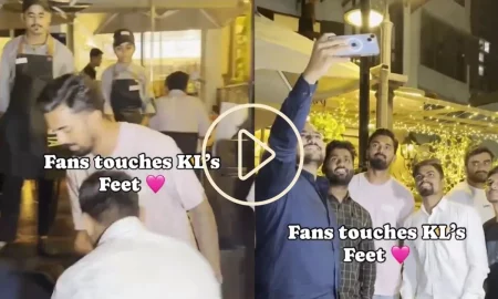 [VIDEO] Indian Fans Touch KL Rahul's Feet To Show Respect; See What Rahul Did Next