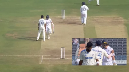 Video: Jasprit Bumrah Pushed Ollie Pope ; Rohit Sharma Apologized to English Batsman