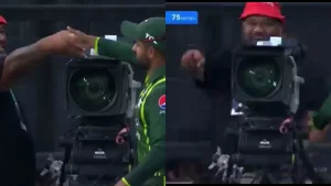 Watch: Babar Azam Consoles The Cameraman After Daryl Mitchell Smashes His Camera