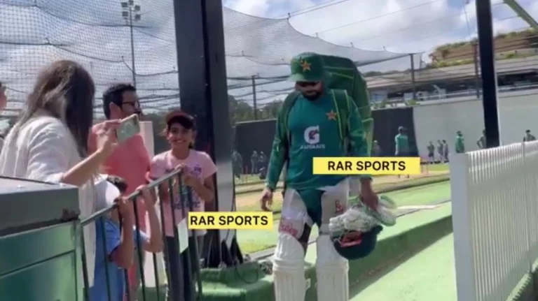 Watch: Babar Azam Gifts His Gloves To A Young Girl