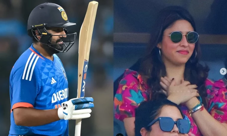 "Fingers Are Struggling" - Ritika Sajdeh Posts A Hilarious Insta Story After Rohit Sharma Slams Century vs AFG