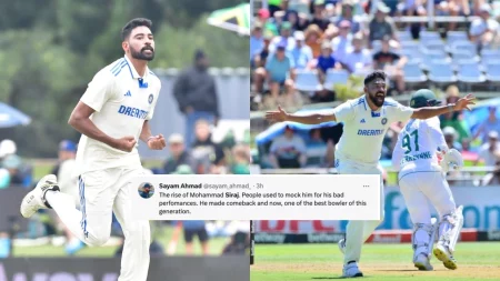 IND vs SA: Twitter Erupts With Memes As Mohammed Siraj Runs Through South African Batting Line-Up In 2nd Test
