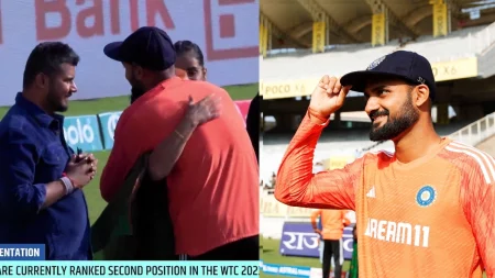 IND vs ENG - Akash Deep Hugged His Family After Receiving His Debut Cap