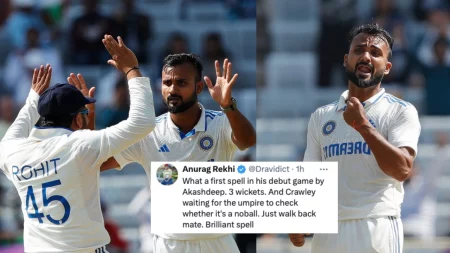 IND vs ENG: Twitterati Celebrates Akash Deep's Incredible Debut In Ranchi