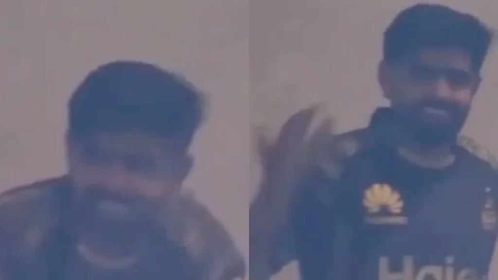 VIDEO - Babar Azam Gave An Epic Reaction After He Was Caught Changing His Pants On Live TV