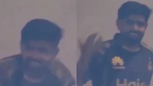 VIDEO - Babar Azam Gave An Epic Reaction After He Was Caught Changing His Pants On Live TV
