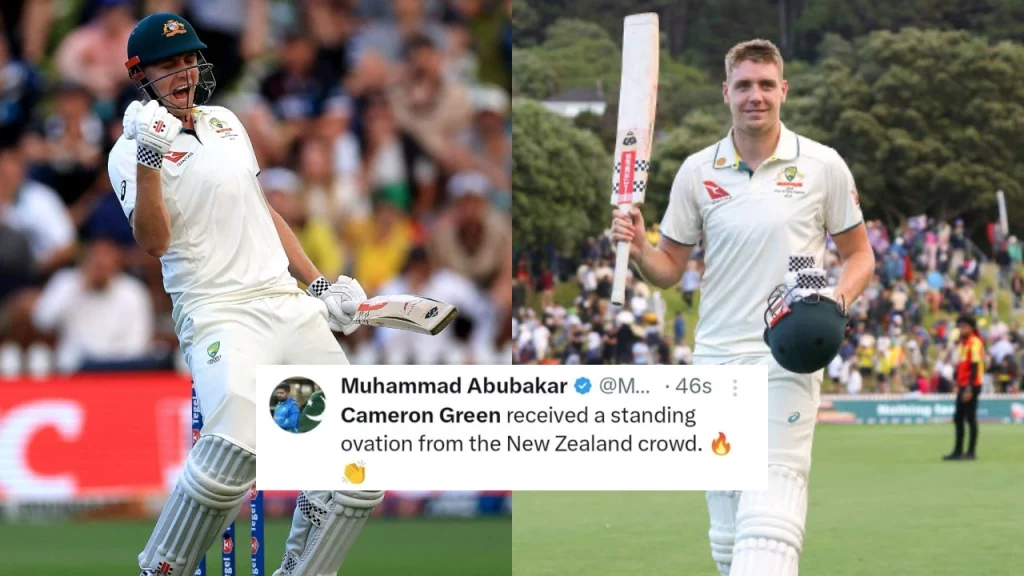 NZ vs AUS: Fans Hail 'RCB Blood' Cameron Green After His Century Against New Zealand