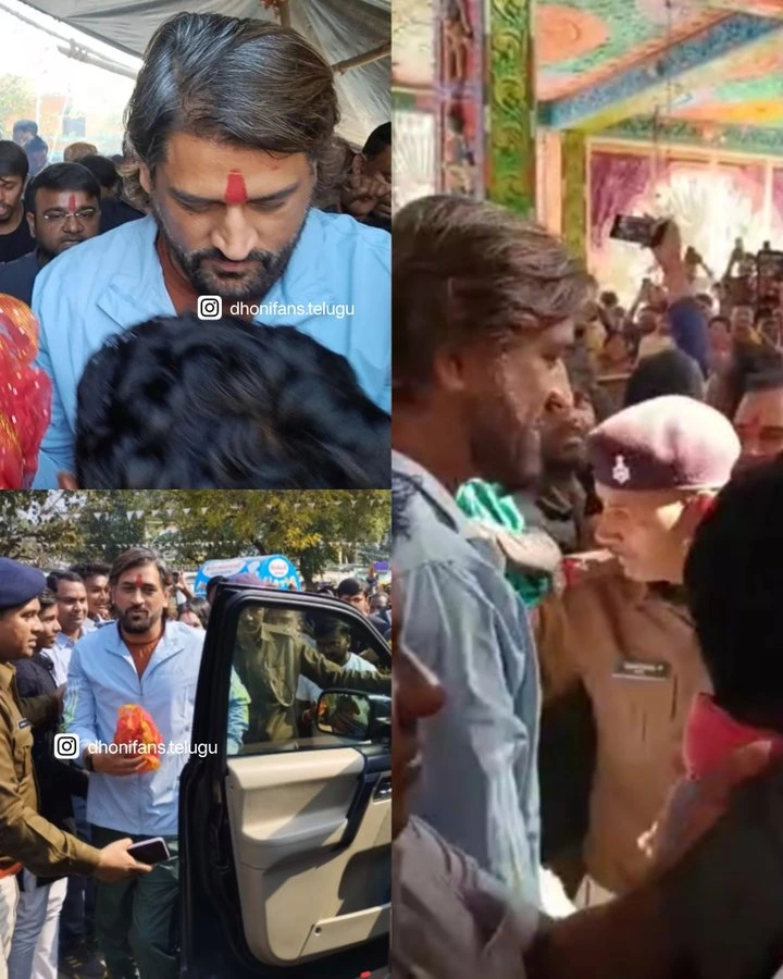 MS Dhoni Visits Maa Dewri Temple In A Village In Jharkhand Ahead Of IPL 2024