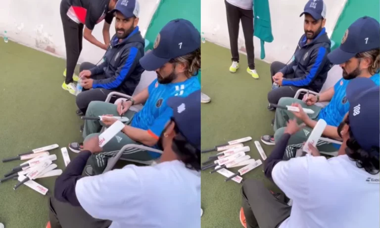 [Video] MS Dhoni Signs Dozens Of Bats For Childhood Friend's ‘Prime Sports' Shop In Ranchi