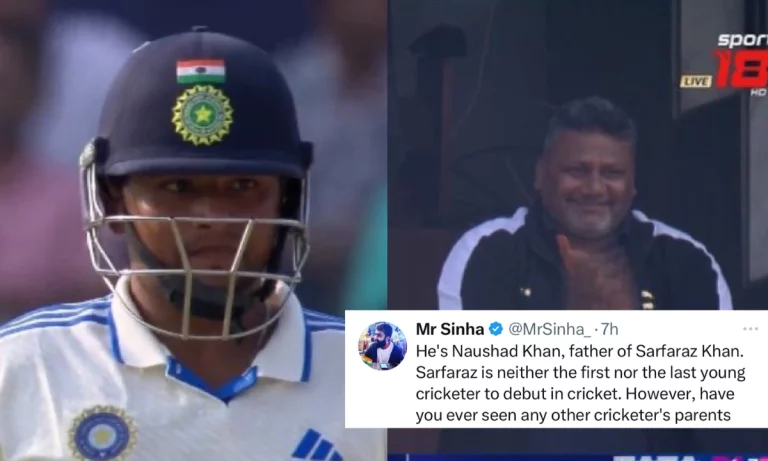An Angry Fan Slammed BCCI For Allowing Sarfaraz Khan's Father In Comm Box
