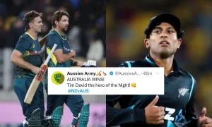 'MS Dhoni-Like Finish': Fans Erupt As Tim David Smashed 31(10) vs NZ To Win A Last-Ball Thriller