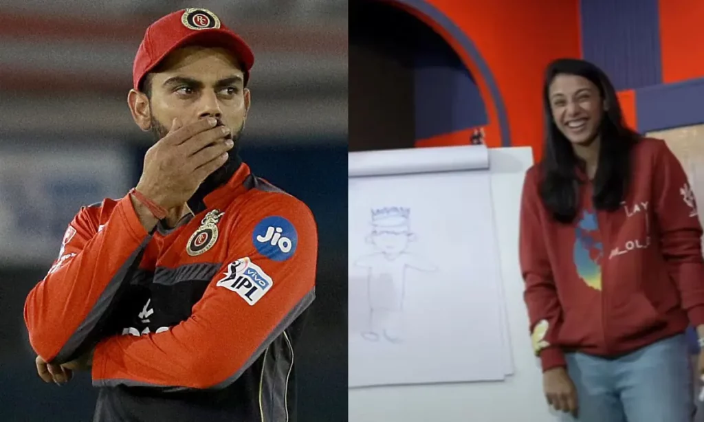 WPL 2024: Smriti Mandhana Makes A Funny Drawing Of 'KING' Virat Kohli; VIDEO