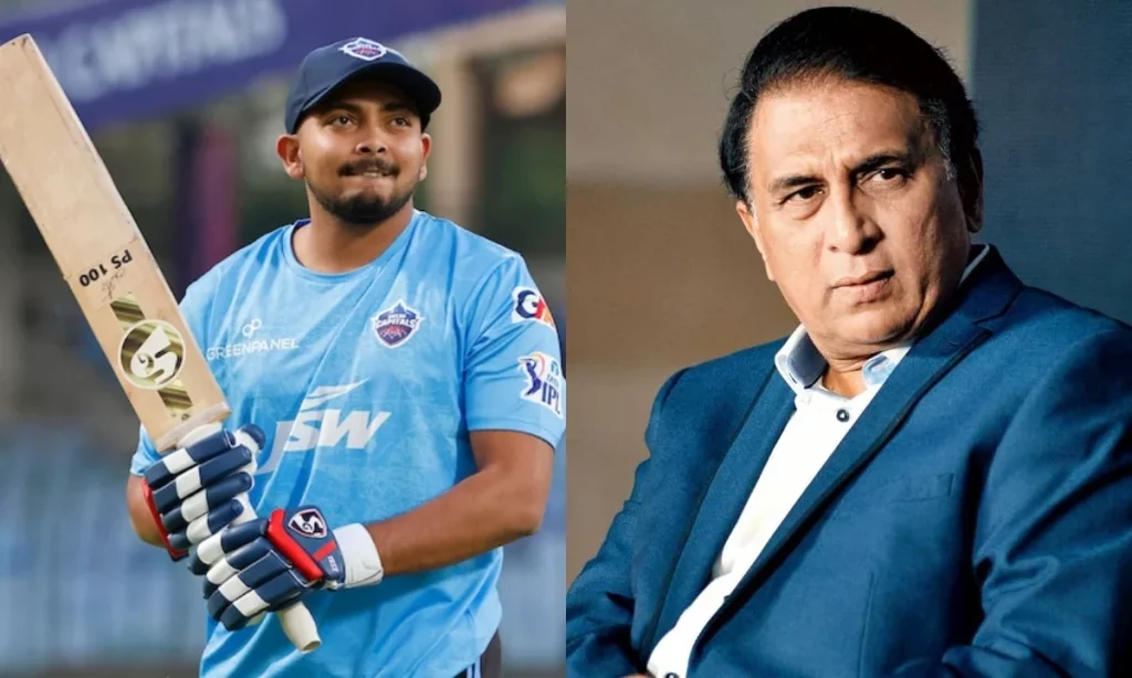Sunil Gavaskar Offered Important Advice To Prithvi Shaw