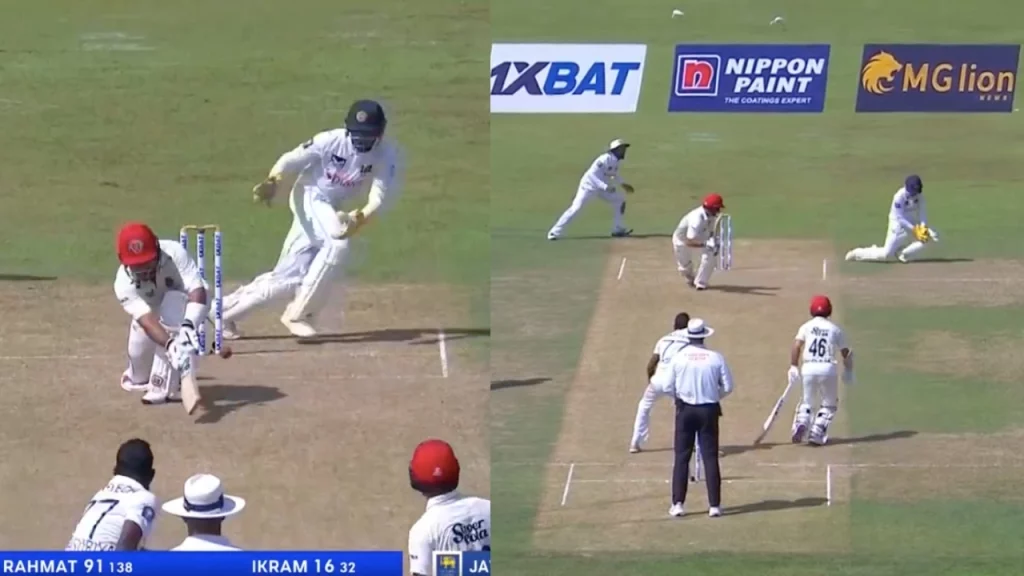 [Watch] Sadeera Samarawickrama Takes The Smartest Catch In Cricket History vs AFG