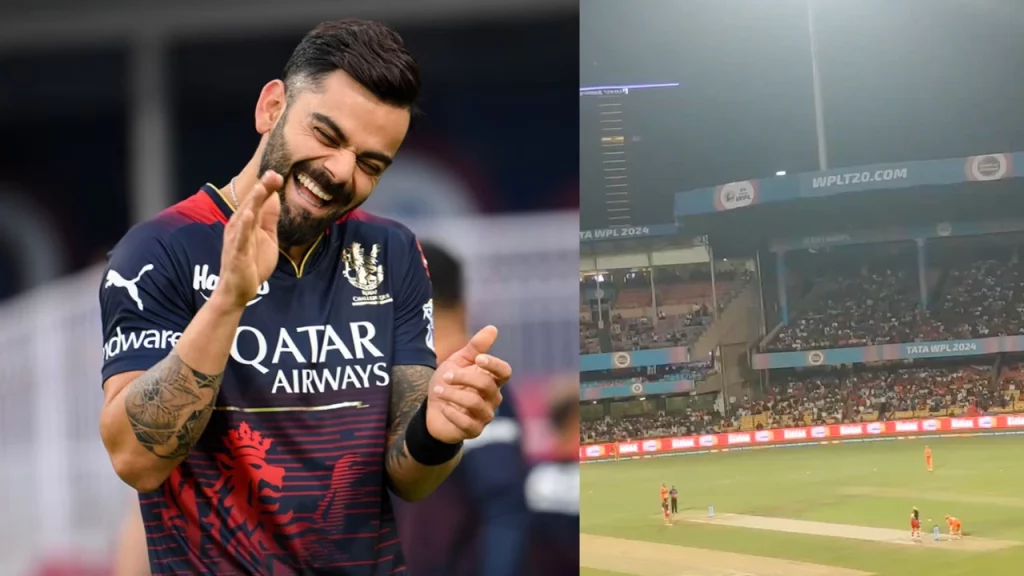 Watch: Chinnaswamy Stadium Rings With Chants of Kohli Kohli In WPL 2024