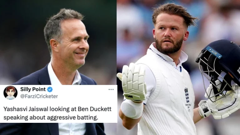 Michael Vaughan Joins Indians In Bashing Ben Duckett For His Comment On Yashasvi Jaiswal