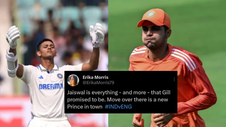 "The Real Prince": Shubman Gill Got Trolled After Yashasvi Jaiswal's Double Century