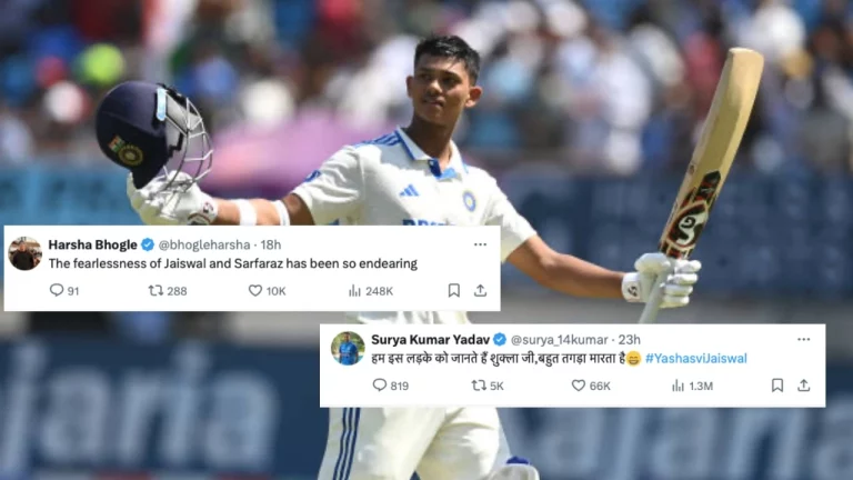 10 Viral Tweets On Yashasvi Jaiswal After His Second Double Hundred
