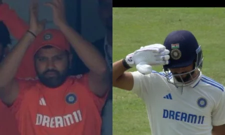[Watch] Rohit Sharma Gives A Standing Ovation To Dhruv Jurel In Ranchi Test